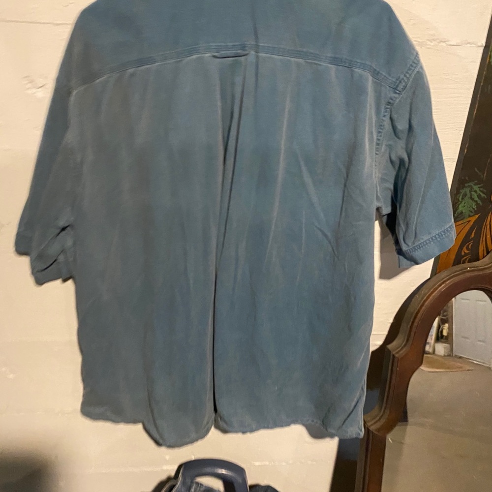 XL St. John’s Bay short sleeved button up - Picture 2 of 4